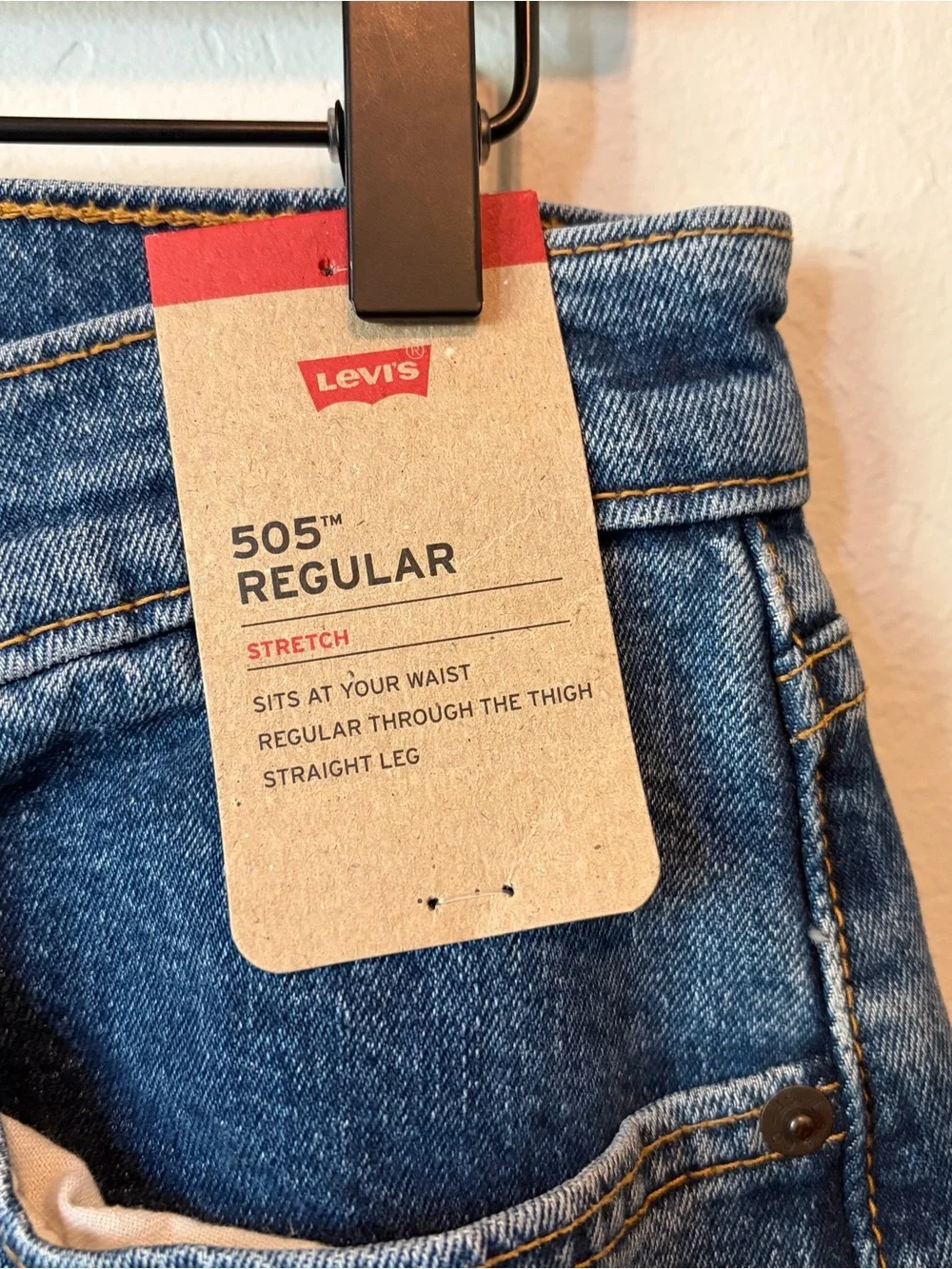 Levi's Men's Dark Blue Straight-Leg Jeans